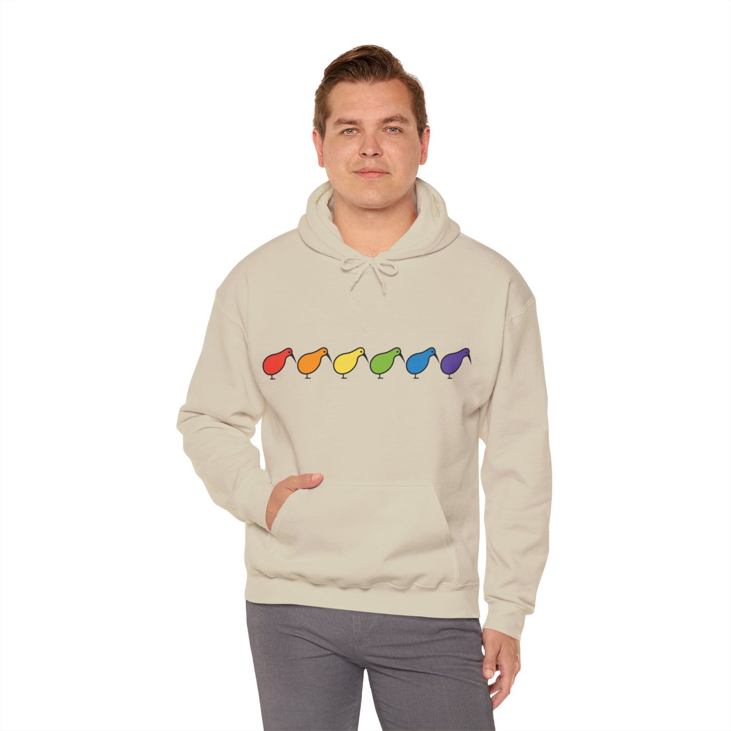 Unisex Rainbow Kiwi Sweatshirt