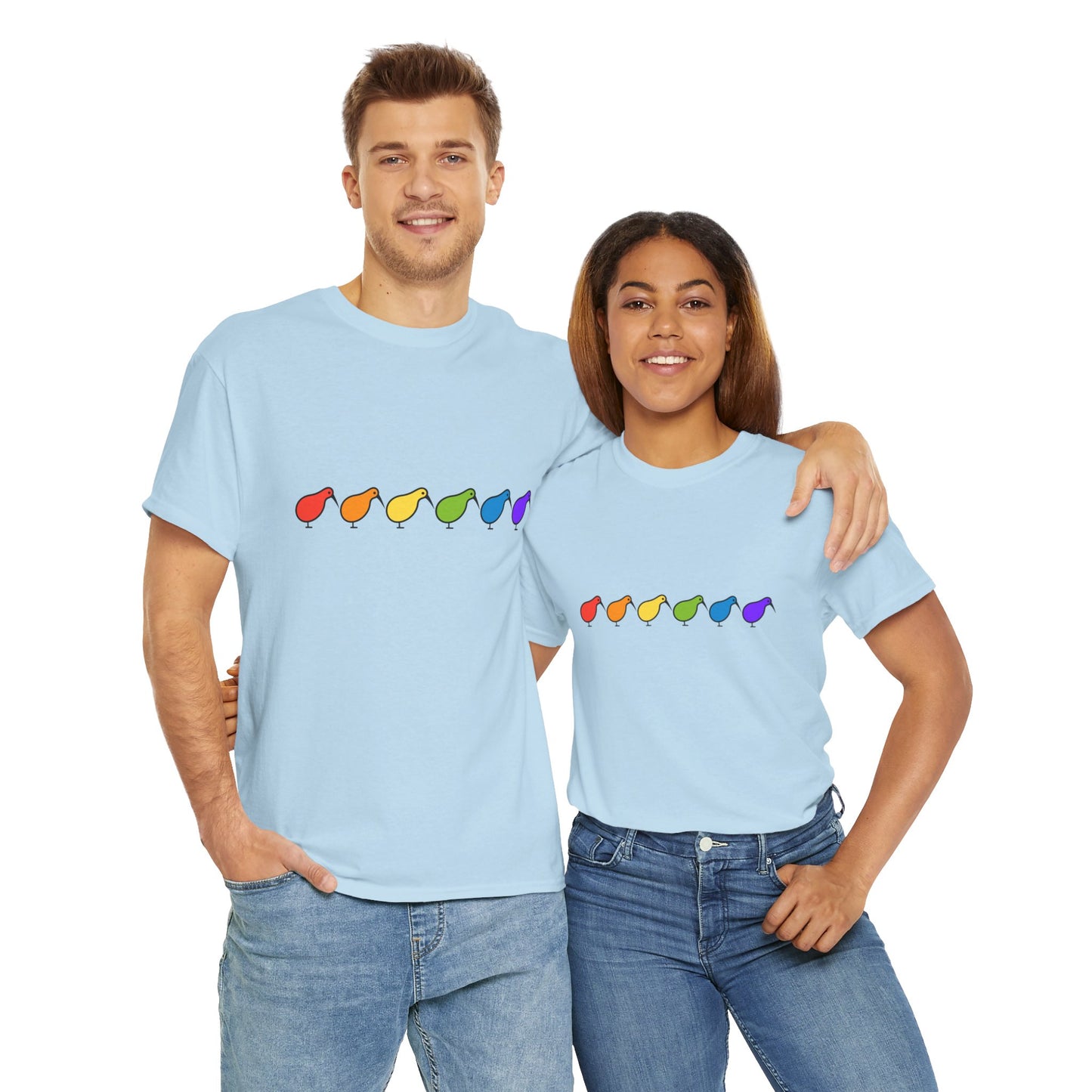 Unisex Rainbow Kiwis T-shirt