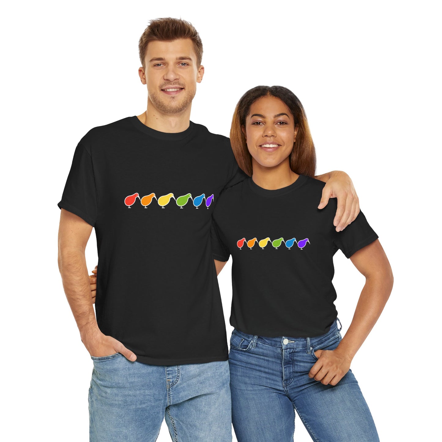 Unisex Rainbow Kiwis T-shirt